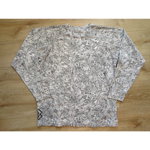 Special Blend Snowboarding Thermal Set Large Coloring Book Outline AOP Print - Picture 11 of 16